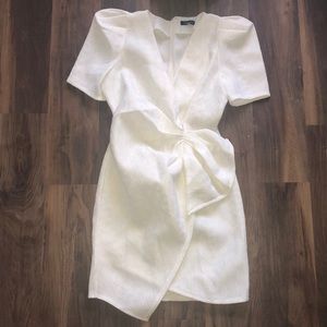 White Patterned Dress